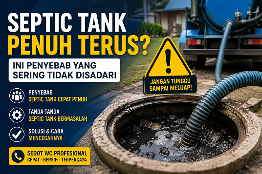 septic tank cepat penuh